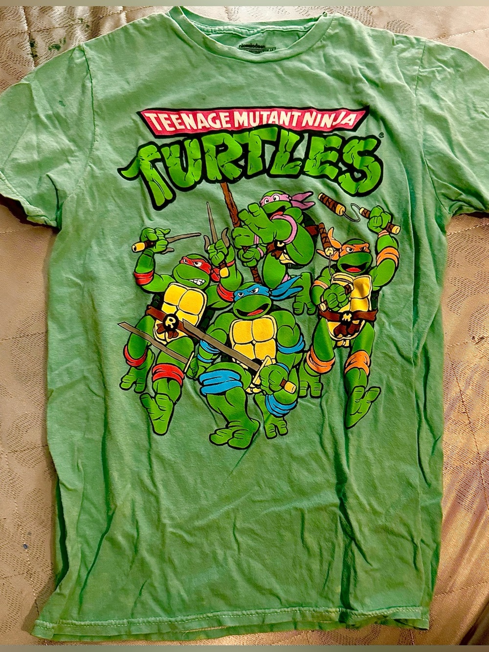 Teenage Mutant Ninja Turtles Green Graphic Tee